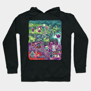 Video game level detailed RPG Hoodie